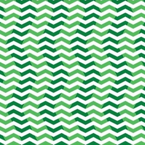 wavy chevron - candy cane green, small