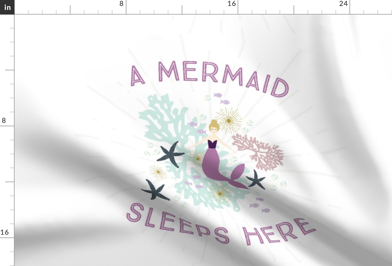 A Mermaid Sleeps Here Lovey // Laguna Blonde