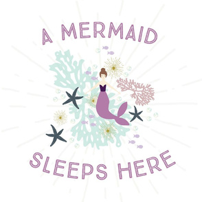 A Mermaid Sleeps Here Lovey // Laguna Brunette