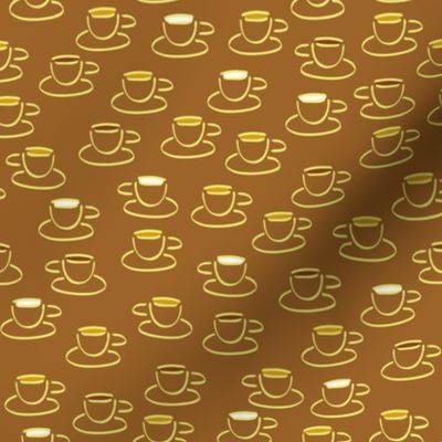 Cuppa Joe- Cups on Coffee ,  latte