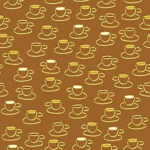 Cuppa Joe- Cups on Coffee ,  latte