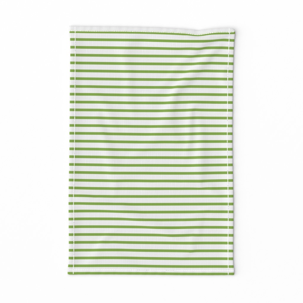 Green +white traditional sailor's jersey stripes by Su_G