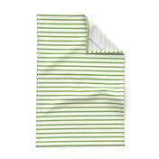 Green +white traditional sailor's jersey stripes by Su_G