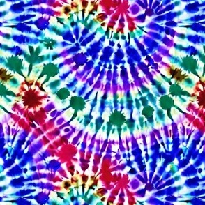 Tie Dye Spirals