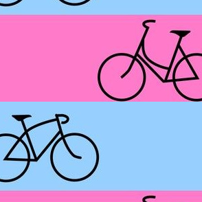 His and Hers Blue and Pink Stripes