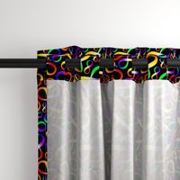Rainbow Infinity Neurodiversity Symbol Black Background