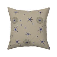 Moon and stars on putty by Su_G