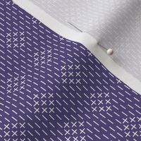 faux sashiko diamonds in soft purple