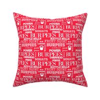 I love burpees red