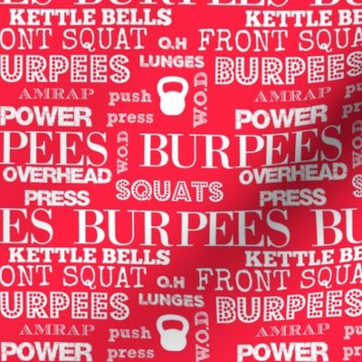 I love burpees red