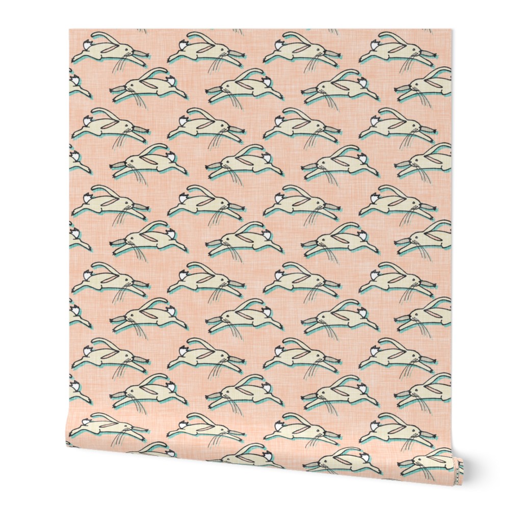 Ambrosia Run Bunny Run (peach linen)