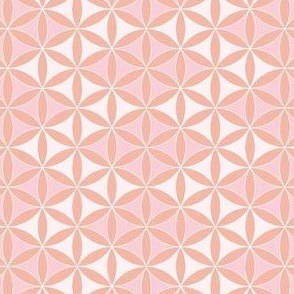 Triangles Mosaic Pink and White