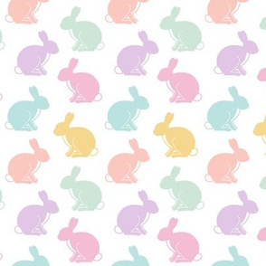 easter bunnies || pastel