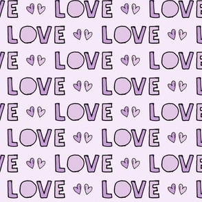 Love || whimsy purple on purple