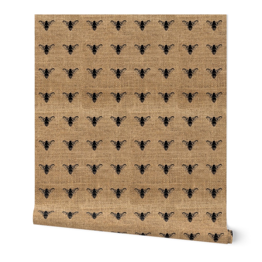 Bees on Burlap