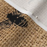 Bees on Burlap