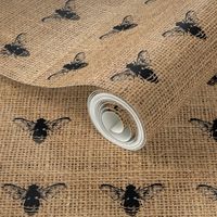 Bees on Burlap