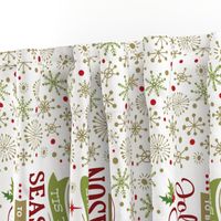 Tea Towel-Festive Flakes