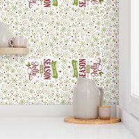 Tea Towel-Festive Flakes