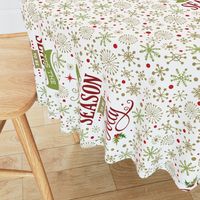 Tea Towel-Festive Flakes