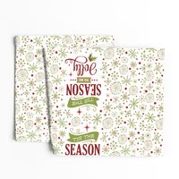 Tea Towel-Festive Flakes