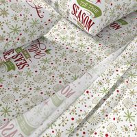 Tea Towel-Festive Flakes