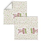 Tea Towel-Festive Flakes