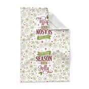 Tea Towel-Festive Flakes