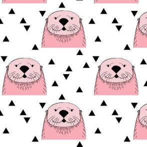 pink otters