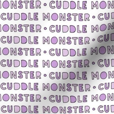 cuddle monster || purple