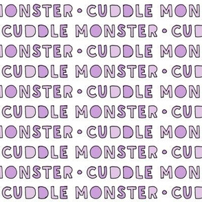 cuddle monster || purple