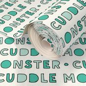cuddle monster || green