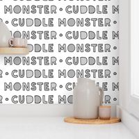 cuddle monster || grey