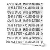 cuddle monster || grey