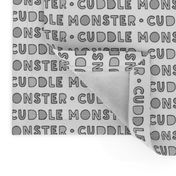 cuddle monster || grey