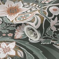 ornatile damask Morris inspired design