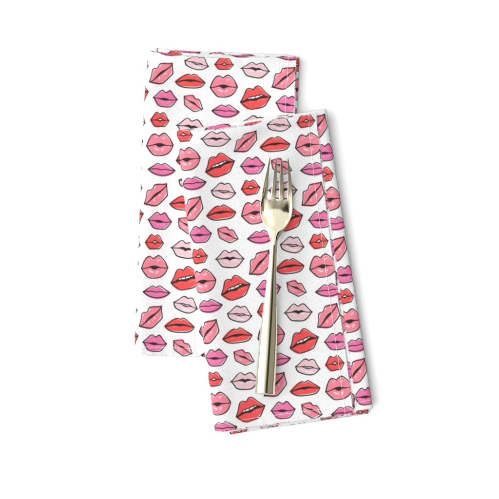 Lips Kiss Valentine Lipstick Love Red Pink Tiny Small