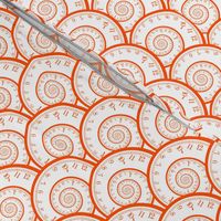 caught in a time spiral (orange, 3")