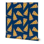 pizza // navy pizza junk food fabric kids junks food fabrics andrea lauren