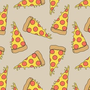 pizza // khaki pizza fabric junk food design junk foods design pizza fabric