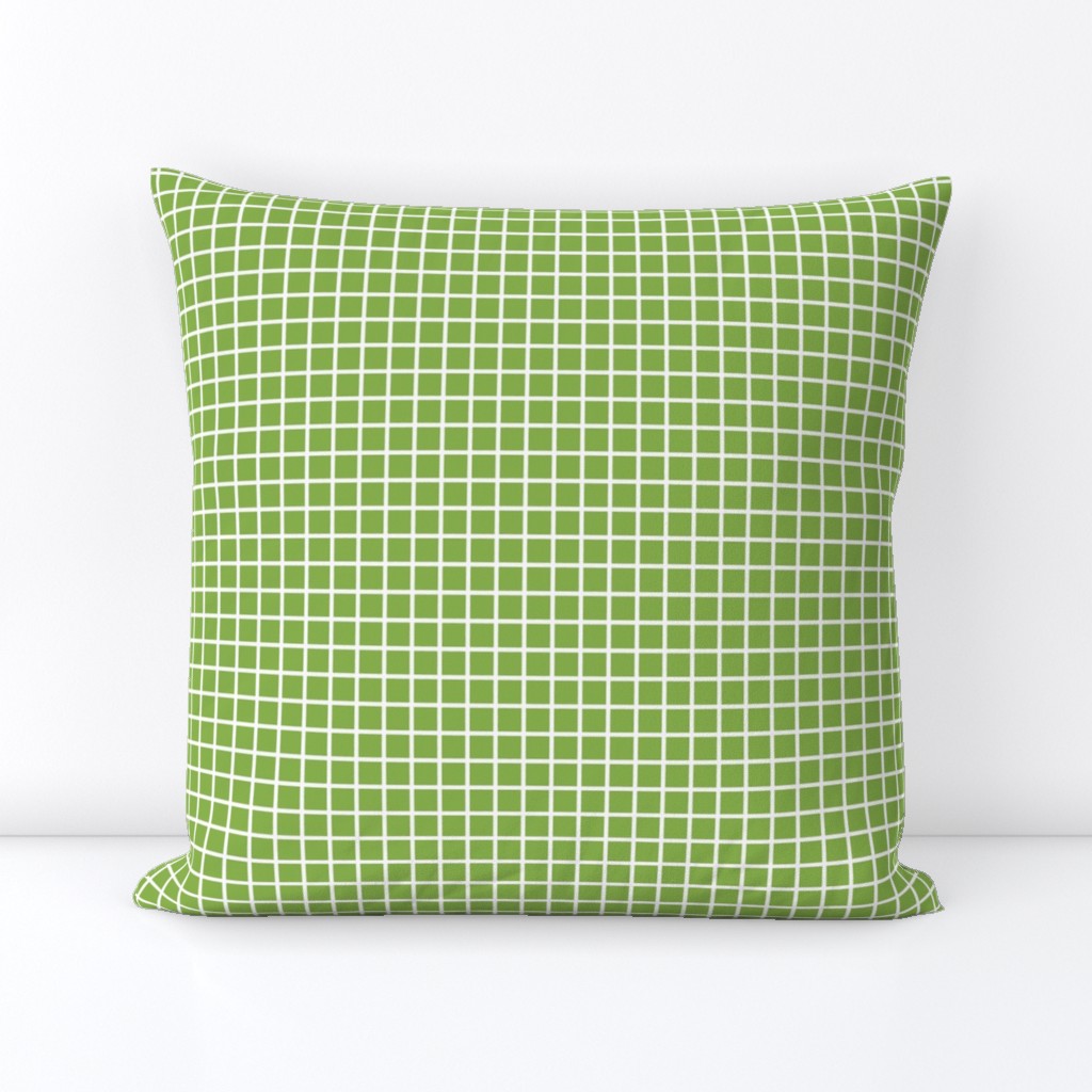 Grid - Greenery & White