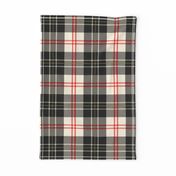 MacPherson Tartan ~ Classic ~ Aristorat, Libertine, Black on Cosmic Latte 