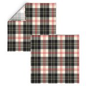 MacPherson Tartan ~ Classic ~ Aristorat, Libertine, Black on Cosmic Latte 