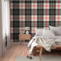 MacPherson Tartan ~ Classic ~ Aristorat, Libertine, Black on Cosmic Latte 