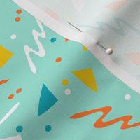 90s // rad retro 80s 90s fabric abstract shapes design andrea lauren fabric