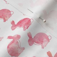 watercolor bunnies || easter fabric