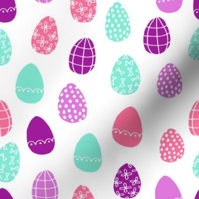 easter eggs // brights easter egg fabric egg spring design painted eggs