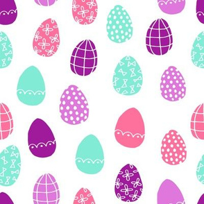 easter eggs // brights easter egg fabric egg spring design painted eggs