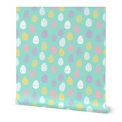 easter eggs // spring pastels fabric spring fairy kei girls easter eggs design cute easter fabric