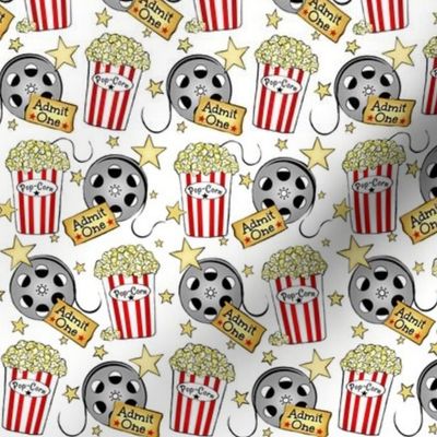 Vip Mpvie Night Pop Corn Theater  white small  